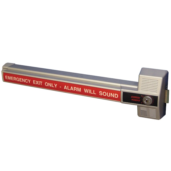 2-Point Emergency Exit Alarm Device, LC, 48", Gray